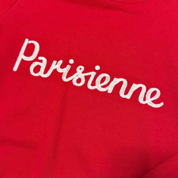 Maison Kitsuné Red Crewneck - Picture 3 of 11
